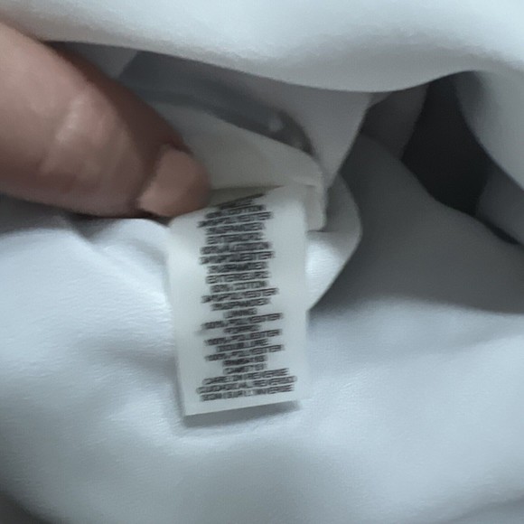 NWT Karl Lagerfeld Paris Knee Length Blue Circle Pencil Skirt Size 8 - Picture 8 of 9